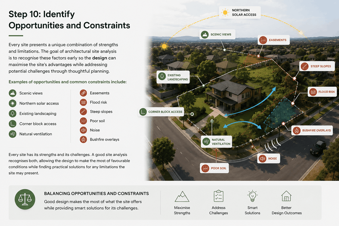 Step 10: Identify Opportunities and Constraints